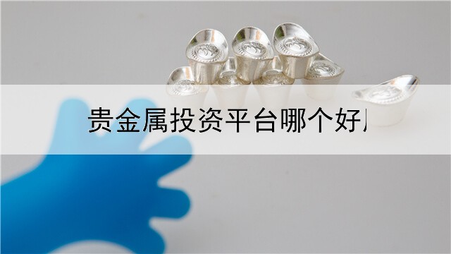  贵金属投资平台哪个好用一点