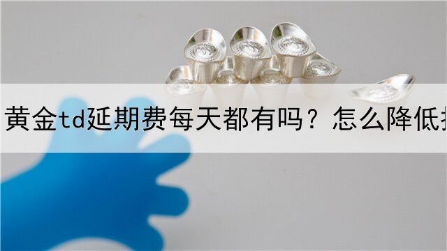  黄金td延期费每天都有吗？怎么降低投资成本